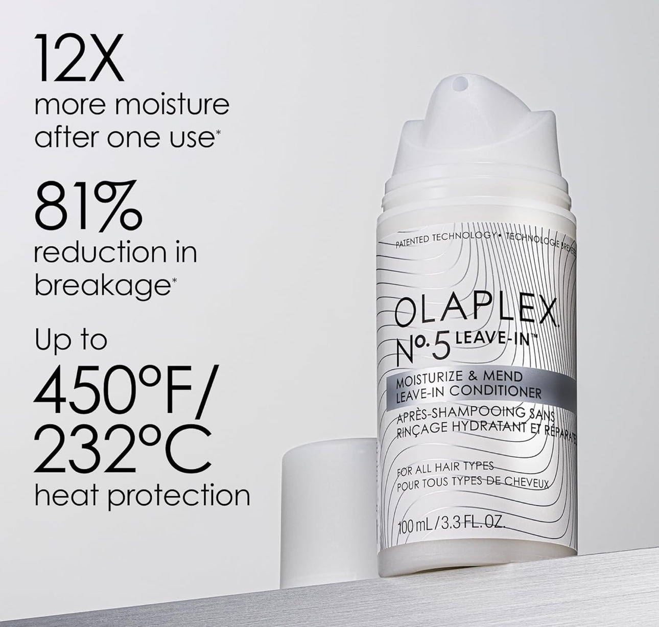 Olaplex Nº.5 Acondicionador sin enjuague hidratante y reparador.