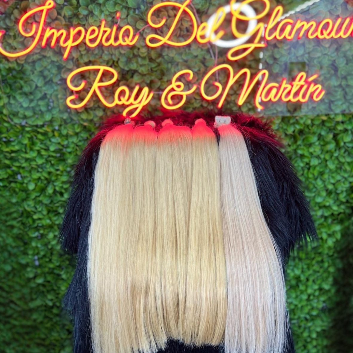 Extensiones Tape-In Cabello Rubio