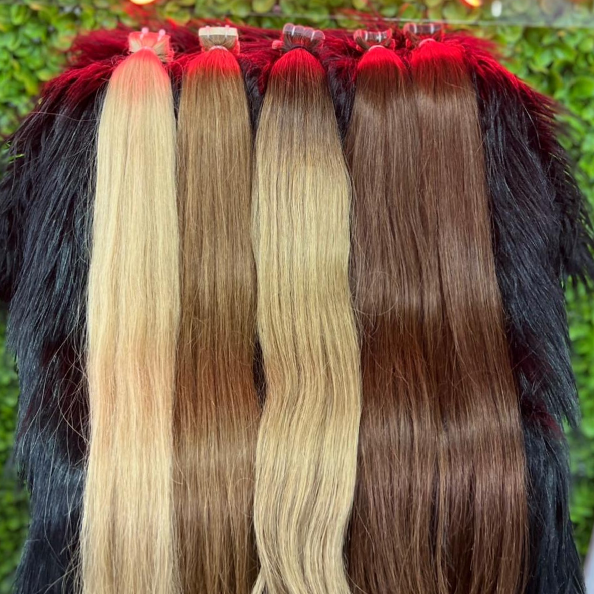 Extensiones Tape-In con Rayitos