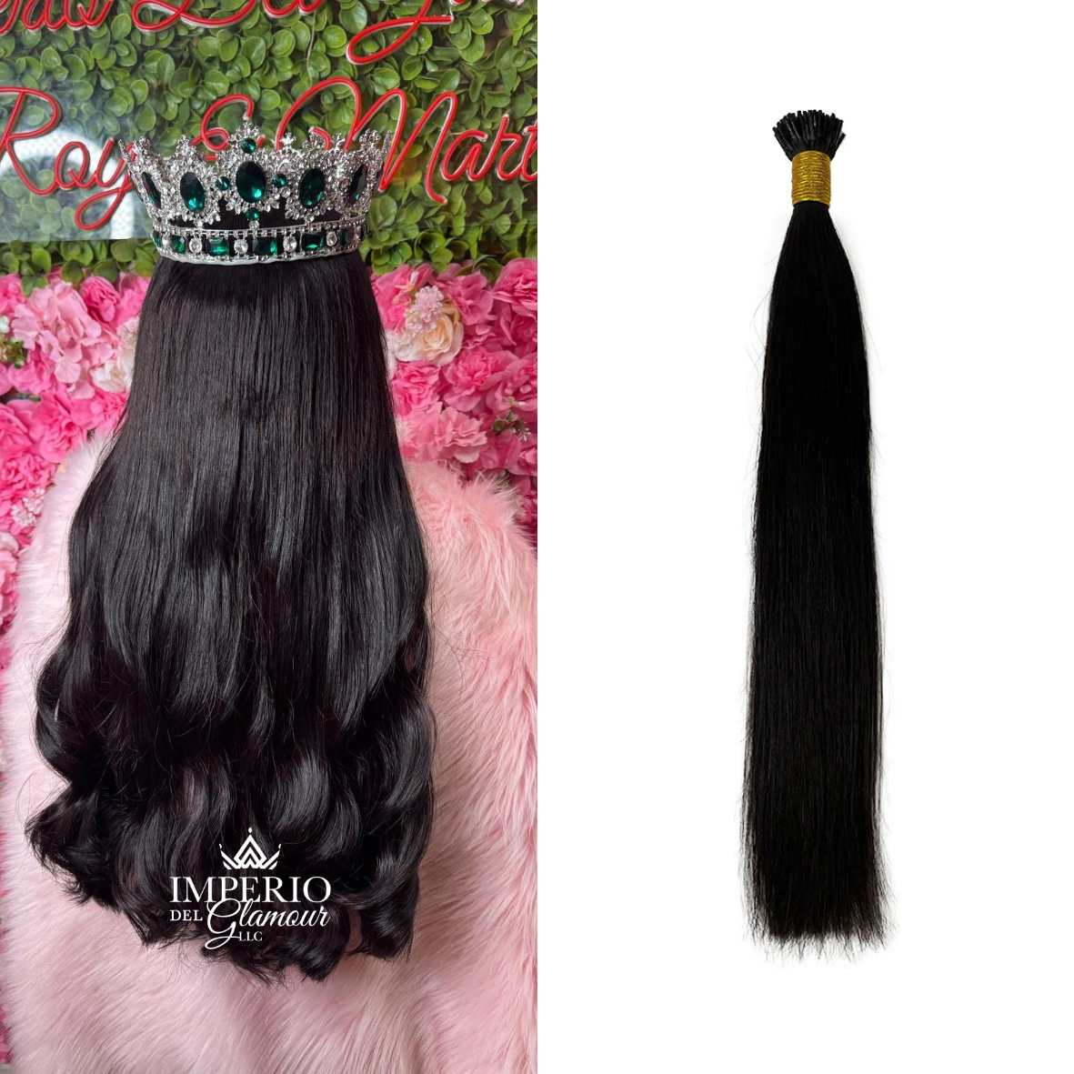 Extensiones I-Tip Cabello Oscuro