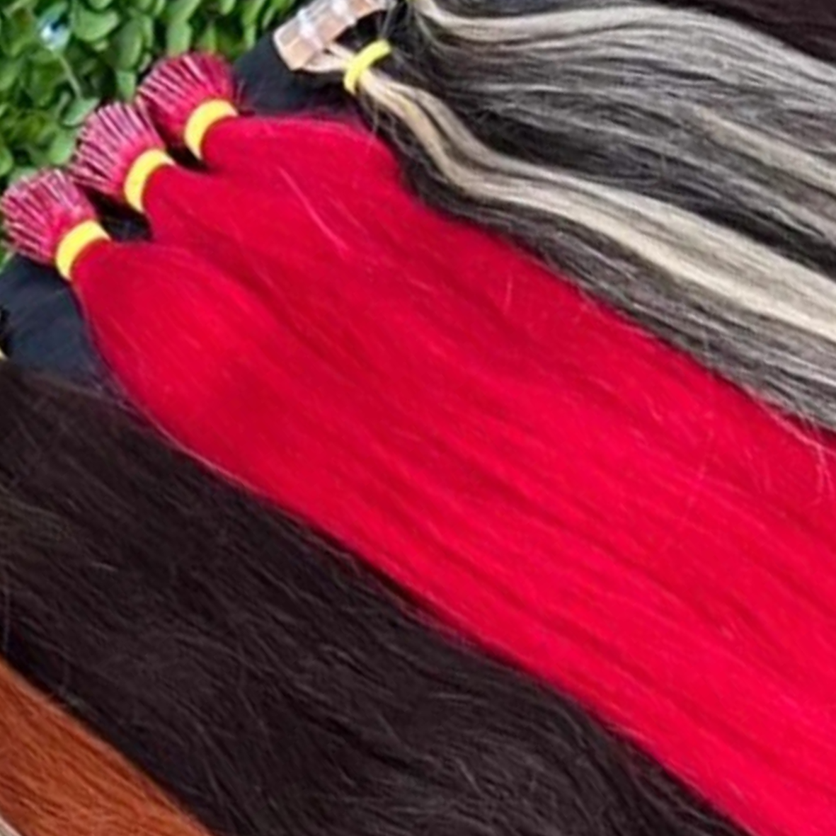 Extensiones Tape-In con Rayitos