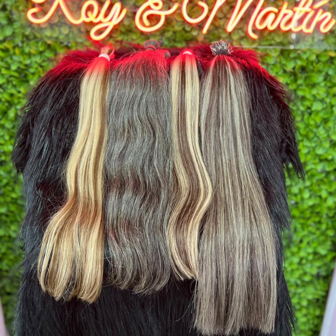 Extensiones I-Tip Cabello con Rayitos