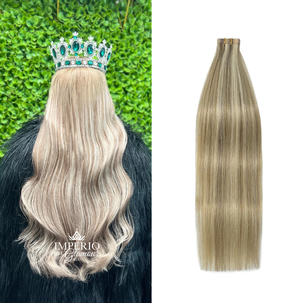 Extensiones Tape-In con Rayitos