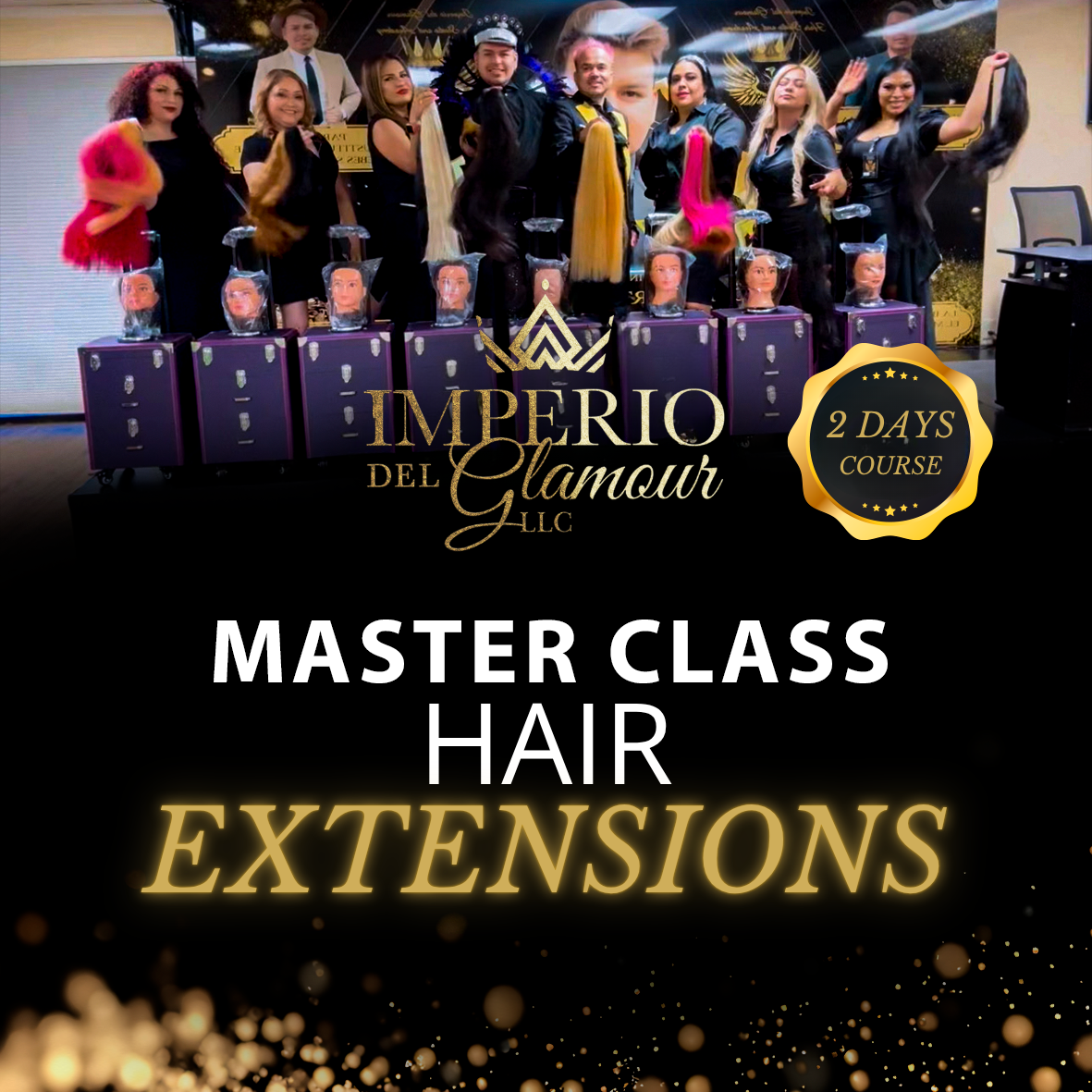 Master Class de Extensiones de Cabello - Curso de 2 Días