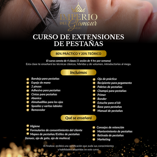 Curso de Extensiones de Pestañas
