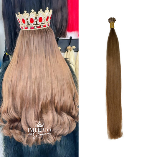 Extensiones I-Tip Cabello Cobre