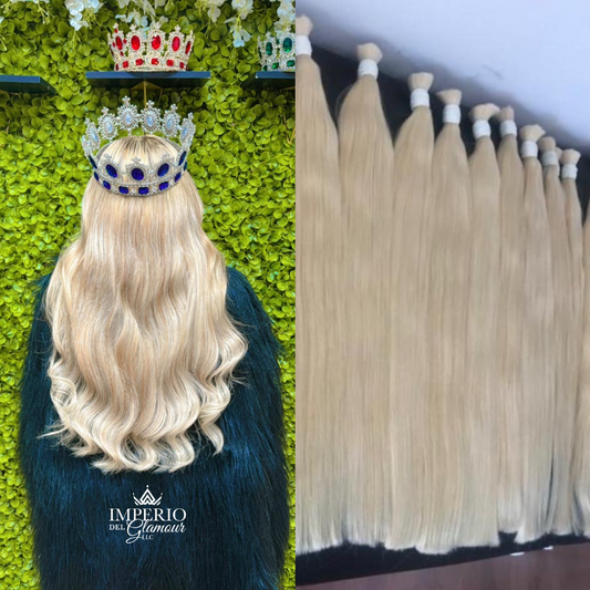 Coleta sin Encapsular Cabello Rubio