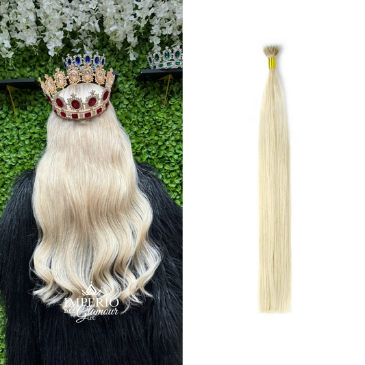 Extensiones I-Tip Cabello Rubio