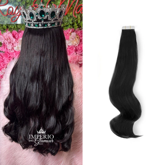 Extensiones Tape-In Cabello Oscuro